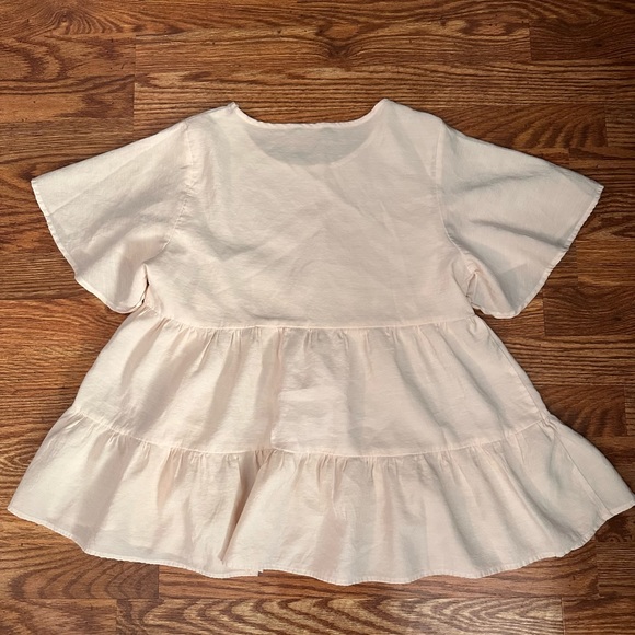 tiered short sleeve shirt - Picture 2 of 5